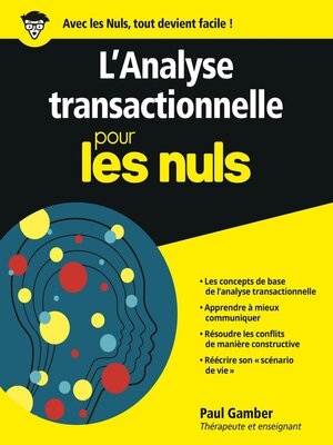 cover image of L'Analyse transactionnelle pour les Nuls